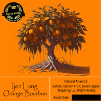 Gambar Ijen Long Orange Bourbon Natural Anaerob dari Kerta Koffie Roastery Kab. Karawang 1 Tokopedia