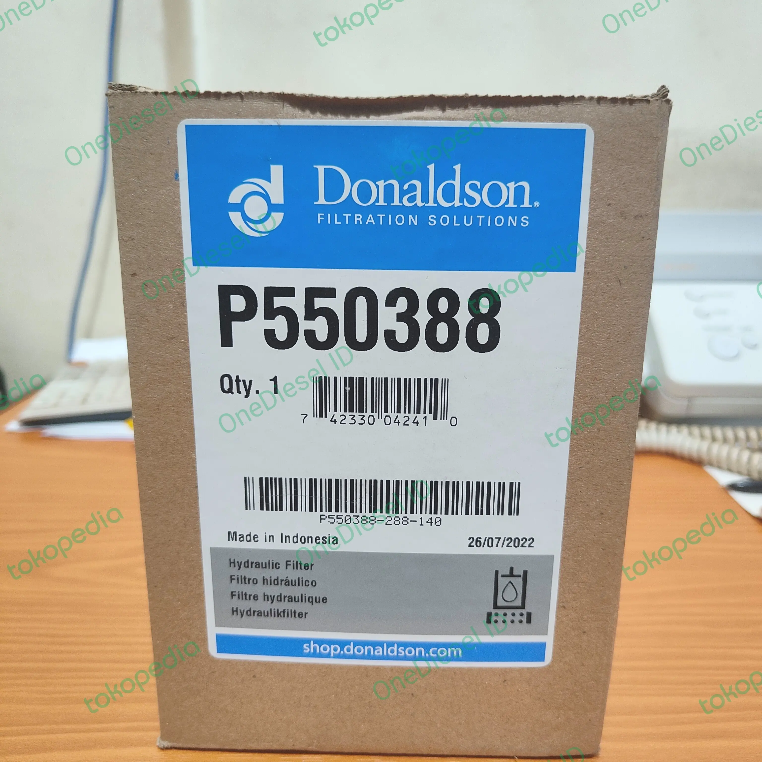 HYDRAULIC FILTER DONALDSON P550388
