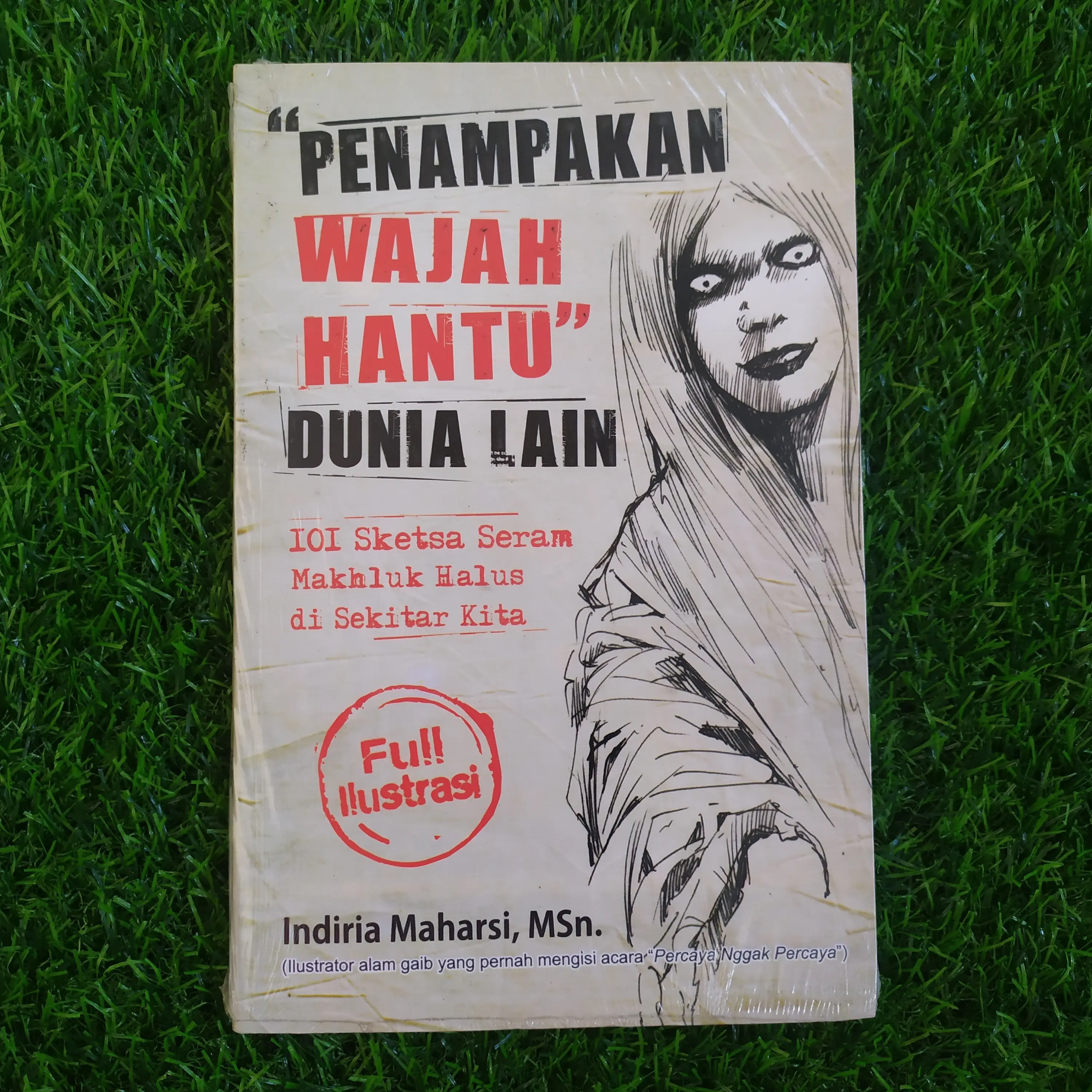 Buku Penampakan Wajah Hantu Dunia Lain - 101 Sketsa Seram