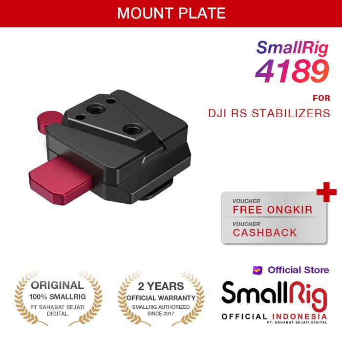 Gambar SmallRig Power Supply Mount Plate for DJI RS Stabilizers 4189 dari Smallrig Indonesia Kota Administrasi Jakarta Pusat Tokopedia