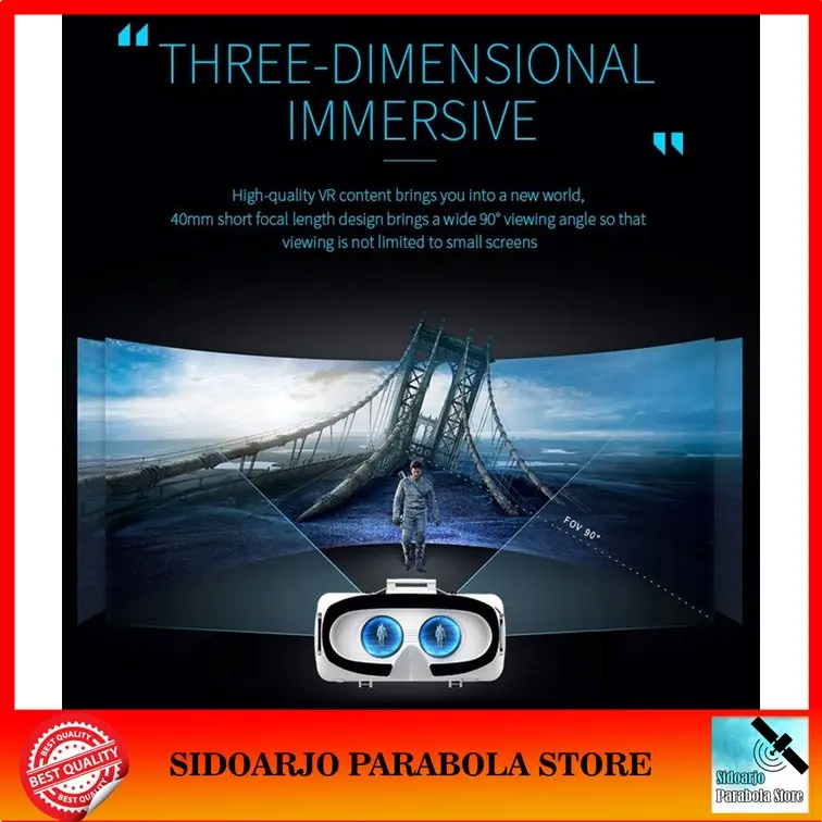 Virtual Reality Shinecon G06B Giant IMAX 3D Glasses Kacamata VR Box 3