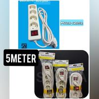 Gambar Stop Kontak 5meter 3lubang dari mulia grosir88 Kota Denpasar 1 Tokopedia