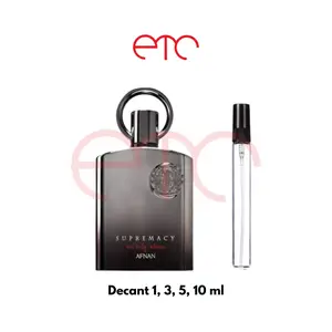Decant Parfum Supremacy Not Only Intense Afnan Extrait for Men
