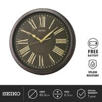 Gambar Jam Dinding Seiko QXA771 K & J 40.6cm Splash Resistant Quartz Ori - QXA771K-Black dari SEIKO Clocks Kota Administrasi Jakarta Barat 3 Tokopedia
