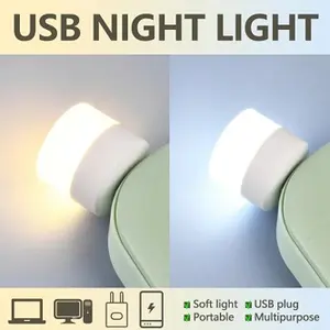 Lampu Tidur USB Night Lamp Warm Light 3000K 110 Lumens 5V 1A