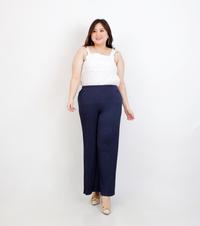 Gambar Celana Bigsize Kulot Plisket Jumbo Pleated Pants Wanita Highwaist - Abu dari Eve Maternity Store Kota Administrasi Jakarta Barat 1 Tokopedia