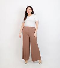 Gambar Celana Bigsize Kulot Plisket Jumbo Pleated Pants Wanita Highwaist - Abu dari Eve Maternity Store Kota Administrasi Jakarta Barat 5 Tokopedia