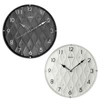 Gambar Jam Dinding Seiko Bulat QXA794 K & W Detik Senyap 30.1 cm Hitam Ori - QXA794K - Black dari SEIKO Clocks Kota Administrasi Jakarta Barat 2 Tokopedia
