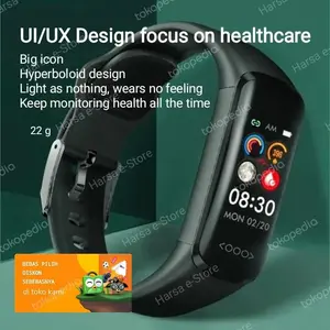 TK30 Smart Bracelet Health Monitoring Smart Band BP HR SPO2 Rr BT ST