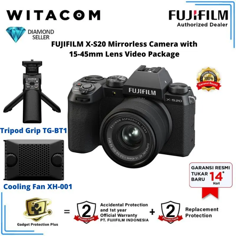 Fujifilm X-S20 / XS20 / XS-20 / XS 20 Kit XC 15-45mm f/3.5-5.6 OIS PZ 1
