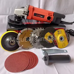 mesin gerinda tangan jld lengkap 5 mata bonus 5 amplas gerinda listrik
