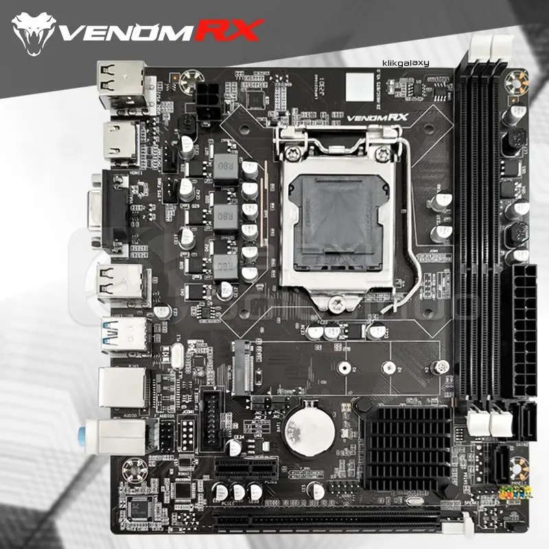 Venom RX H61 VGA HDMI - Motherboard LGA 1155 VenomRX H61 2