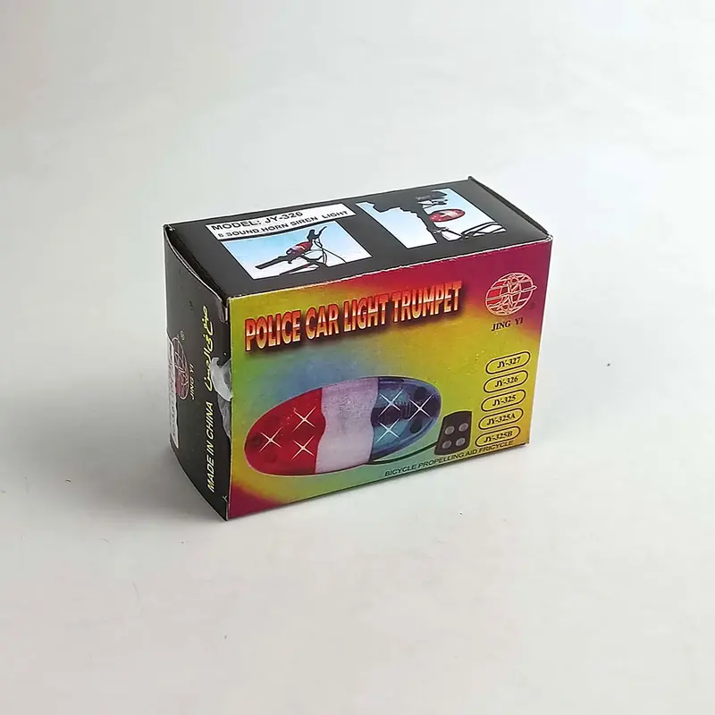 Bel Bicycle Anak Lampu Depan Sepeda Klakson Sirine Polisi 6LED 4 Sound 4
