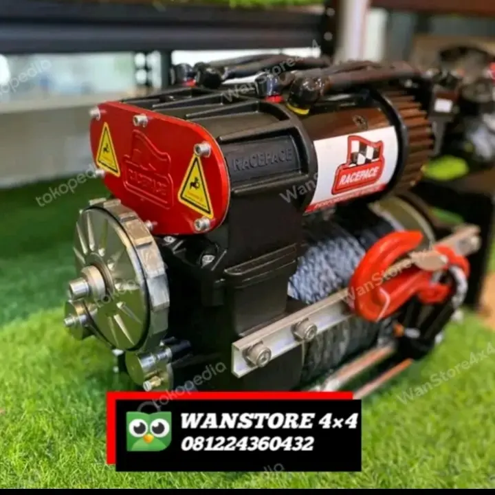 WINCH RACEPACE DOUBLE MOTOR WINCH TALI PLASMA GARANSI 1 TH RESMI