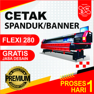 Cetak Spanduk / Print Banner / Baliho Murah Flexi 280