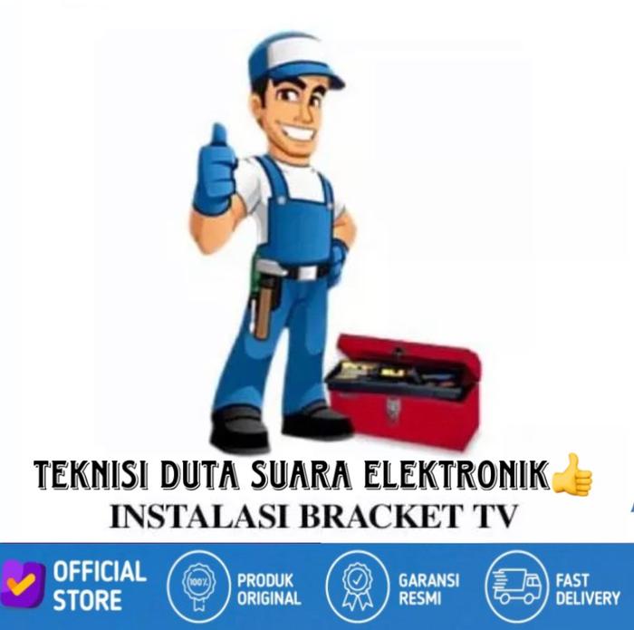 Gambar Instalasi BREKET / BRACKET / BRAKET LED TV untuk 50 - 70 Inch dari Duta suara elektronik. Kota Administrasi Jakarta Barat Tokopedia