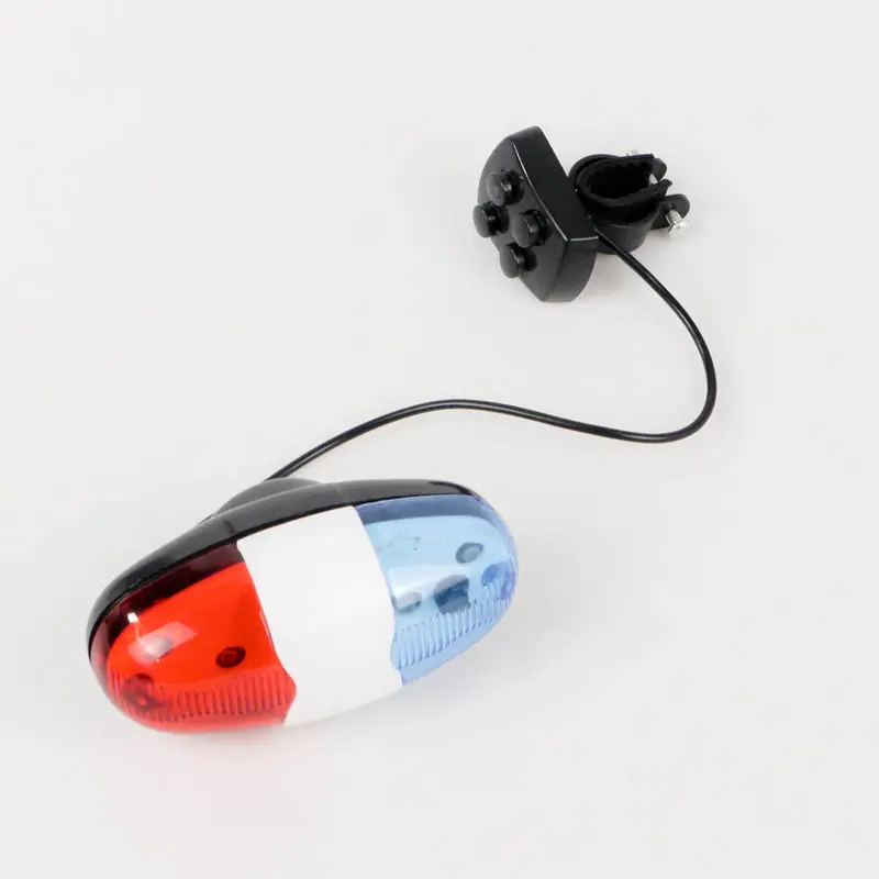 Bel Bicycle Anak Lampu Depan Sepeda Klakson Sirine Polisi 6LED 4 Sound 1