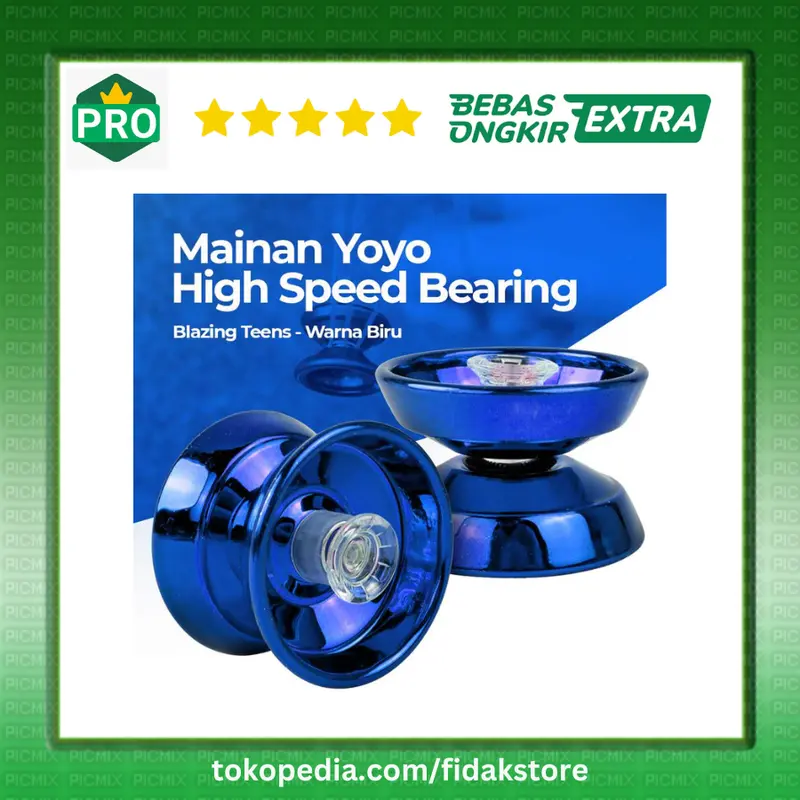 Mainan Yoyo High Speed Bearing Blazing Teens Multi Warna - Fidak Store 0