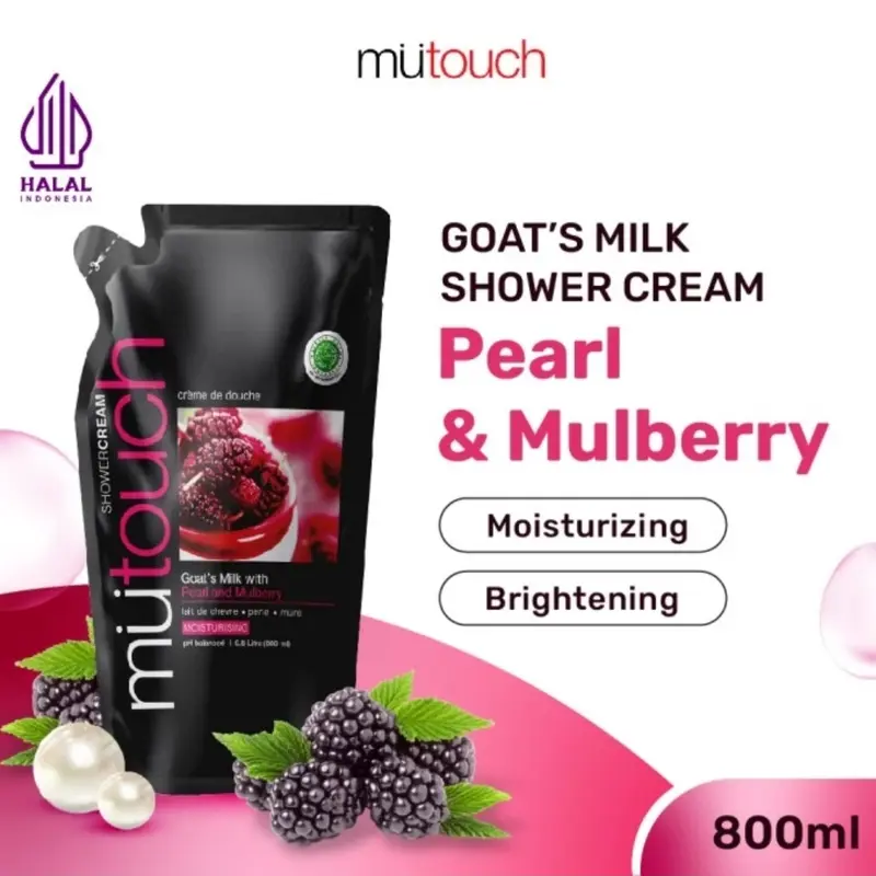 Sabun mandi cair mu touch refil 800ml 0