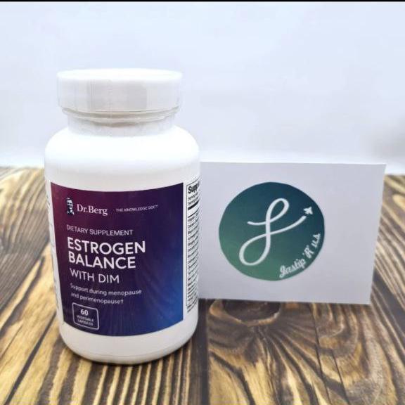 Dr. Berg Estrogen Balance with DIM, Support during Menopause, 60 ct
