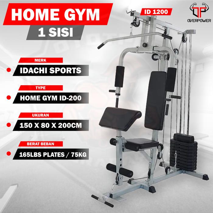Gambar Home Gym 1 Sisi ID 1200 | Multi Homegym | Fitness | Gym dari Ototpro Surabaya Kota Surabaya Tokopedia
