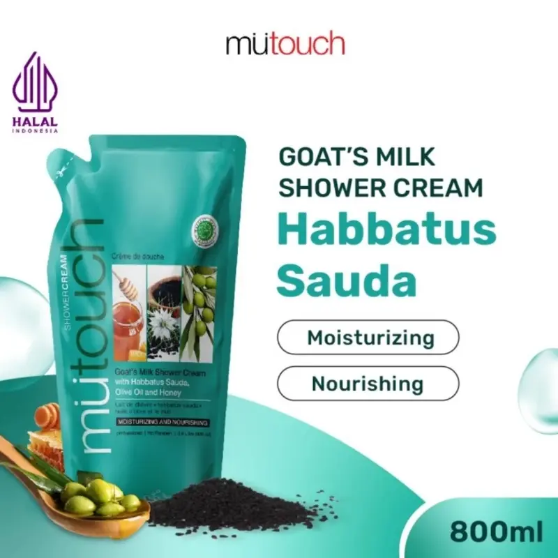 Sabun mandi cair mu touch refil 800ml 3