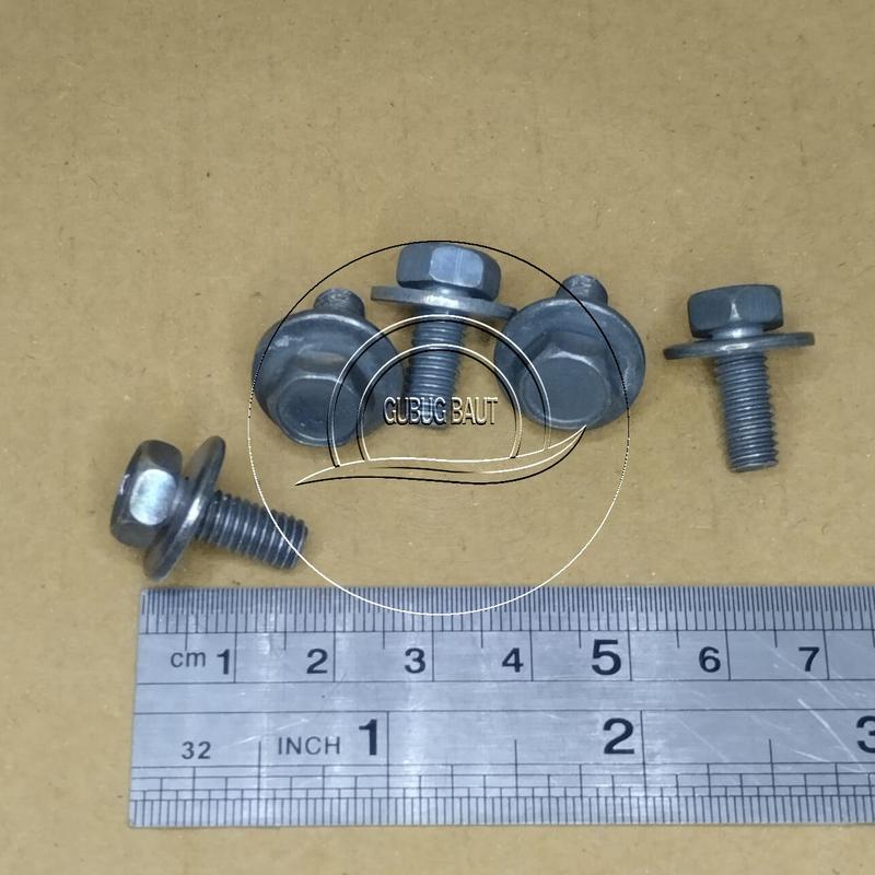 BAUT DEX DEK MIO BEAT VARIO YAMAHA HONDA DECK BAUD M6X16 KUNCI 10 2