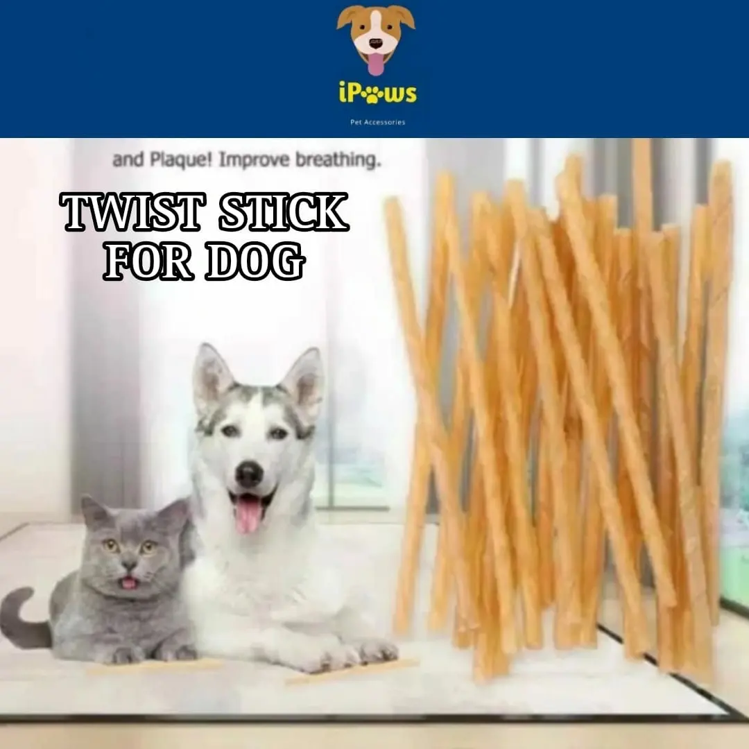 Tulang Gigit Twist Stick Dog Treat / Snack Anjing / Dog Snack Food