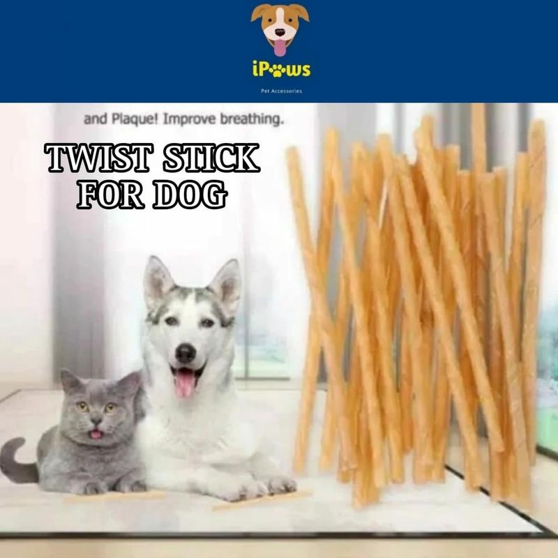 Tulang Gigit Twist Stick Dog Treat / Snack Anjing / Dog Snack Food 0