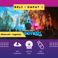 Gambar Minecraft Legends Deluxe Edition | Game PC Original - DVD-DL 10GB dari OneLine Game PC Kota Administrasi Jakarta Timur 1 Tokopedia