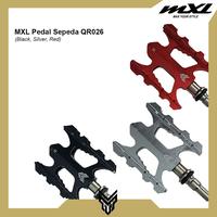 Gambar MXL Pedal Sepeda QR 026 Bicycle Pedals Alloy Stainless MTB Road Bike - Black dari MXL Sports Indonesia Kota Administrasi Jakarta Selatan 2 Tokopedia