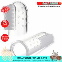 Gambar Sikat gigi lidah bayi anak silikon baby finger tooth tongue brush dari DAVO Grosir Kab. Bogor 1 Tokopedia