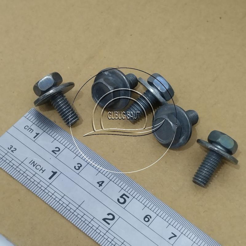 BAUT DEX DEK MIO BEAT VARIO YAMAHA HONDA DECK BAUD M6X16 KUNCI 10 0