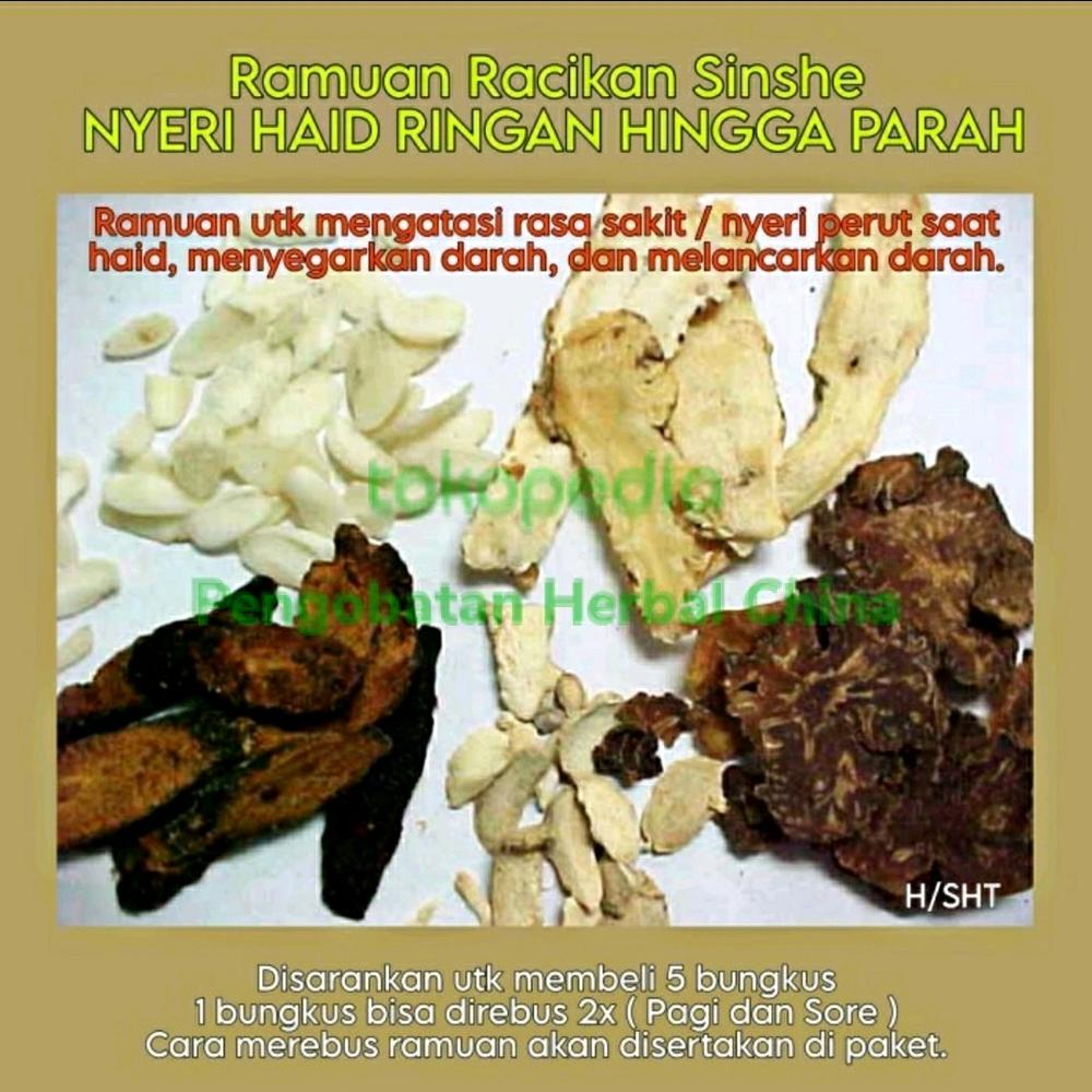 RAMUAN SHINSHE ATASI NYERI HAID / MENSTRUASI , PASCA MELAHIRKAN