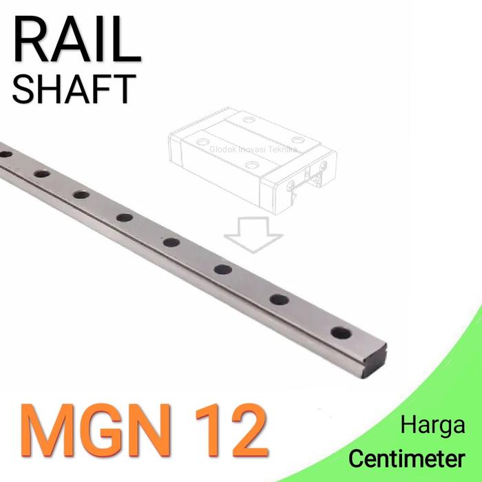 Jual Rail Rel As linear guide MGN12 MGN 12 MGN12H MGN12C 12mm CNC ...