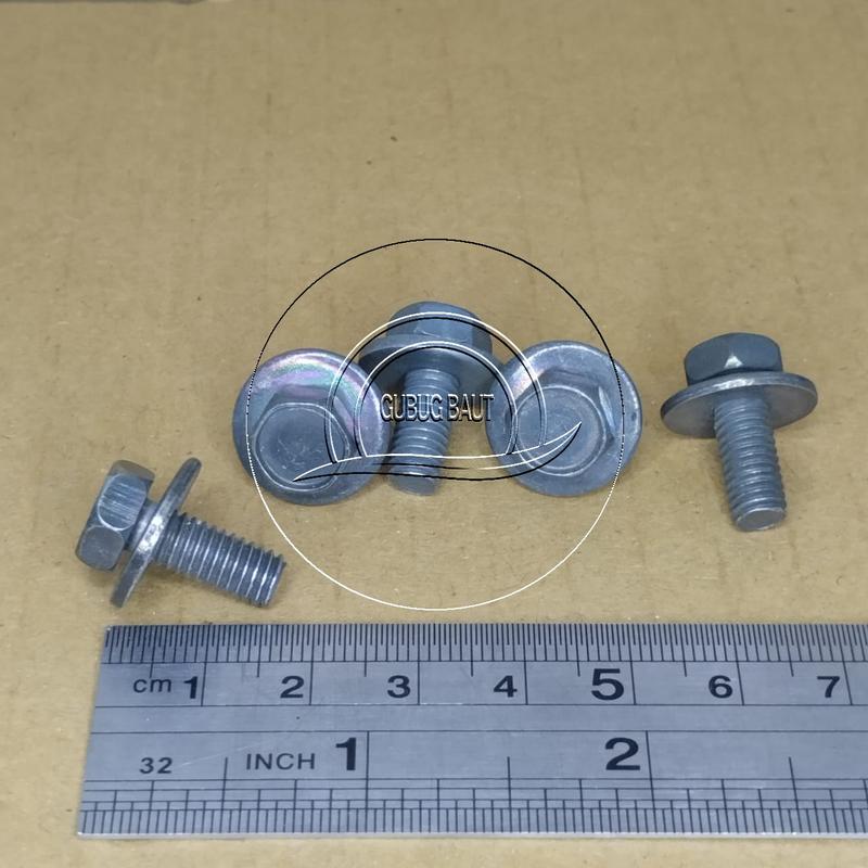BAUT DEX DEK MIO BEAT VARIO YAMAHA HONDA DECK BAUD M6X16 KUNCI 10 1