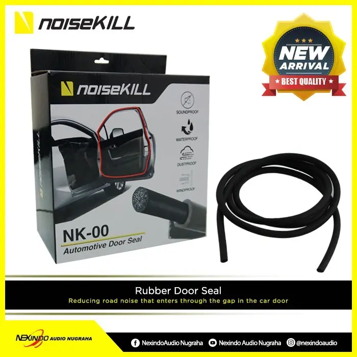 Peredam Mobil Karet Pintu Noisekill NK-00 (Door Trim Rubber Seal) ORI
