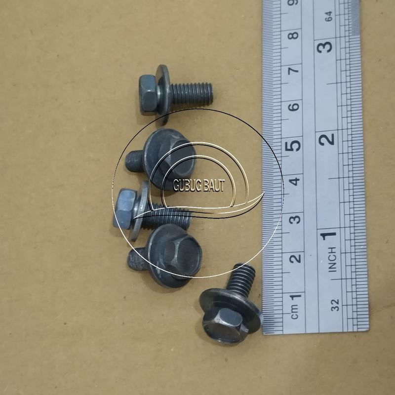 BAUT DEX DEK MIO BEAT VARIO YAMAHA HONDA DECK BAUD M6X16 KUNCI 10 3