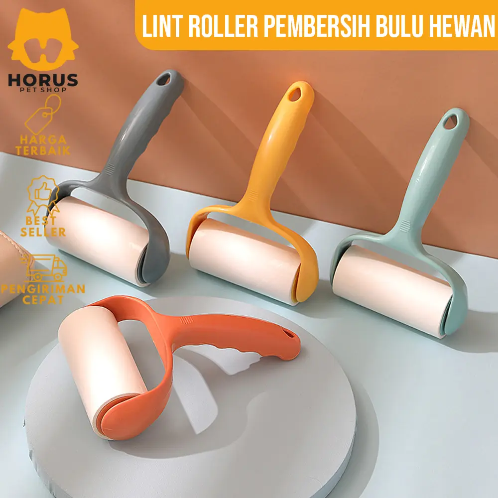 Sticky Lint Roller Alat Pembersih Baju Bulu Anjing Kucing Hewan
