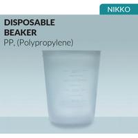 Gambar BEAKER DISPOSABLE 100ml Beaker Plastik 100mL Polypropylene PP NIKKO dari labcreative Kab. Bekasi 4 Tokopedia
