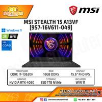 Gambar MSI Stealth 15 A13VF GeForce RTX 4060 - i7-13620H 16GB 1TB dari Techno Computer Bali Kota Denpasar 2 Tokopedia