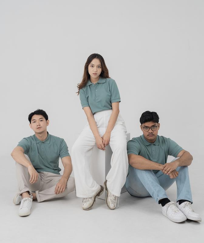 AKITA POLO SHIRT - Kaos Polo Pria in Mineral Green 2