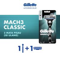 Gambar Gillette Mach 3 Alat Cukur Razor Pisau Cukur + Shaving Foam dari P&G Store Kota Administrasi Jakarta Timur 2 Tokopedia