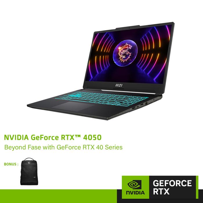Gambar MSI Cyborg 15 A12VE GeForce RTX 4050 - i7-12650H 16GB 512GB dari Techno Computer Bali Kota Denpasar Tokopedia