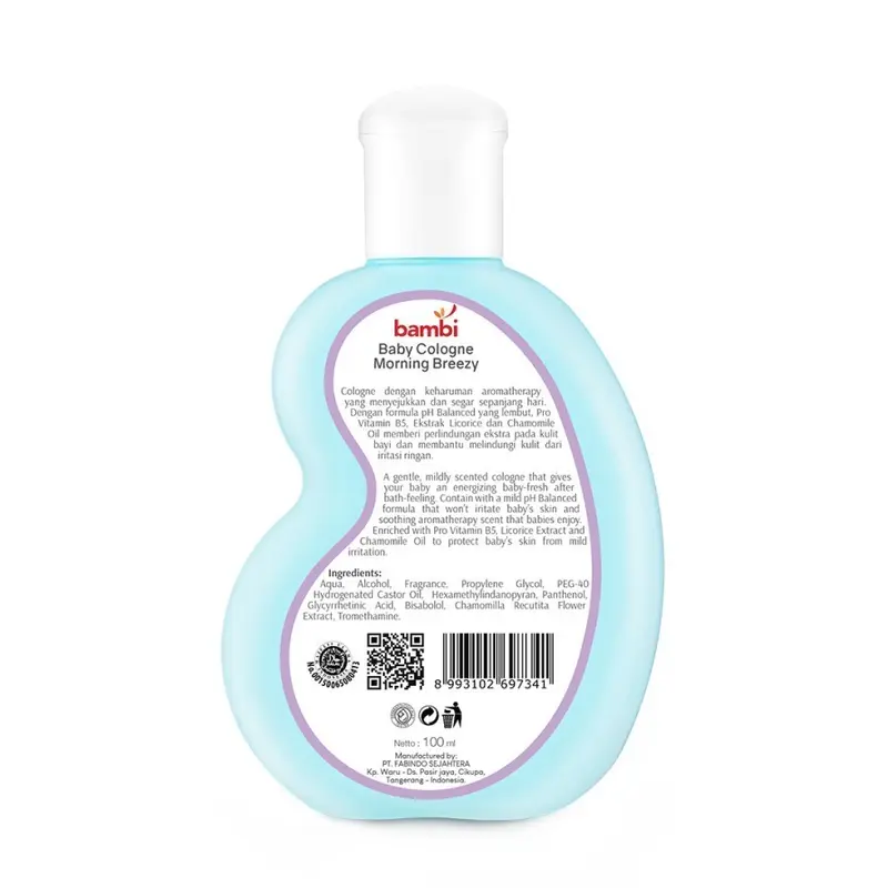 Bambi Baby Cologne 100ml - Minyak Wangi Parfum Bayi 2