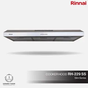 Rinnai RH-229SS RH 229 SS Slim Cooker Hood 90cm Stainless Steel