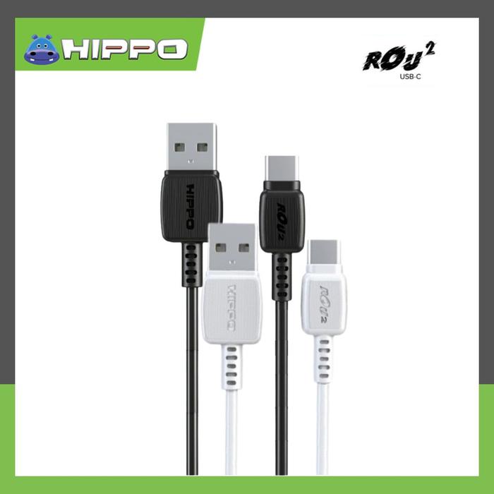 Gambar Hippo Rou 2 Usb Type C Kabel data charger Quick Charging dari Hippo Official Yogyakarta Kota Yogyakarta Tokopedia