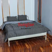 Gambar BED COVER SAJA SELIMUT 120x210 CM | KOTAK HITAM & KOTAK ABU - KOTAK HITAM, BC SAJA EKSTRA dari Sungjae Sprei Bedcover Kab. Bandung 5 Tokopedia