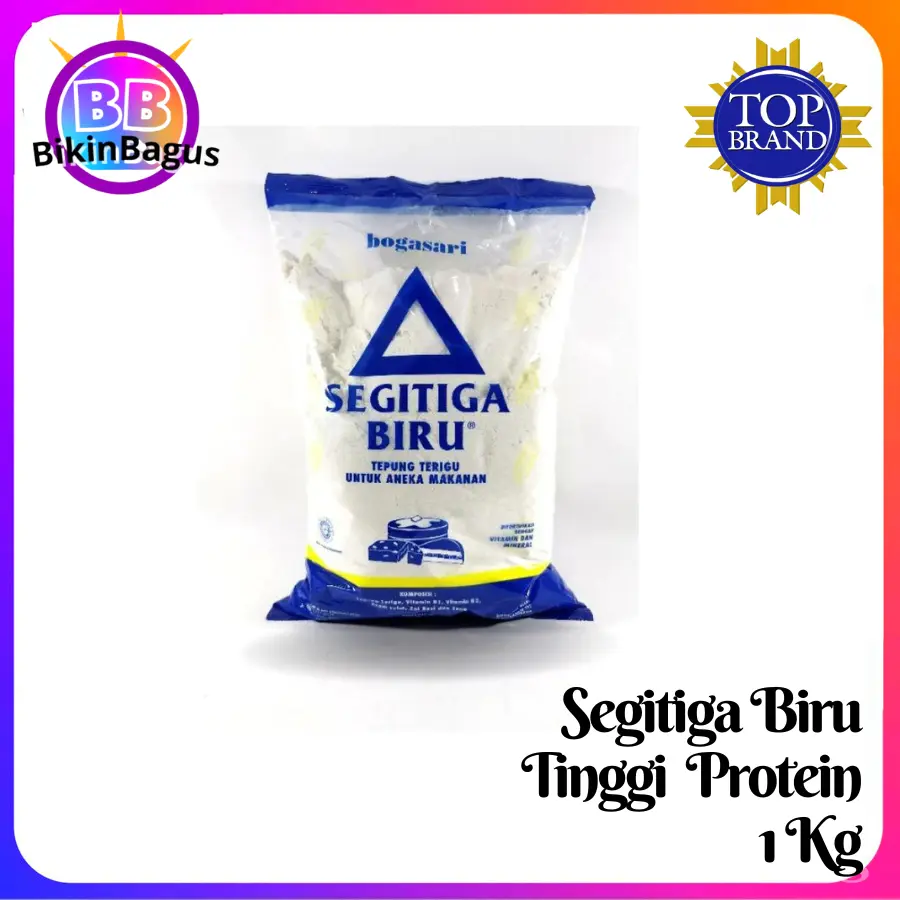 Tepung Terigu Segitiga Biru Ekonomis 1 kg Harga Grosir EXP LAMA