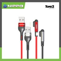 Gambar Hippo TOMS 2 USB Lightning/IPhone Kabel Data & Charger QC 2.4A dari Hippo Official Yogyakarta Kota Yogyakarta 1 Tokopedia